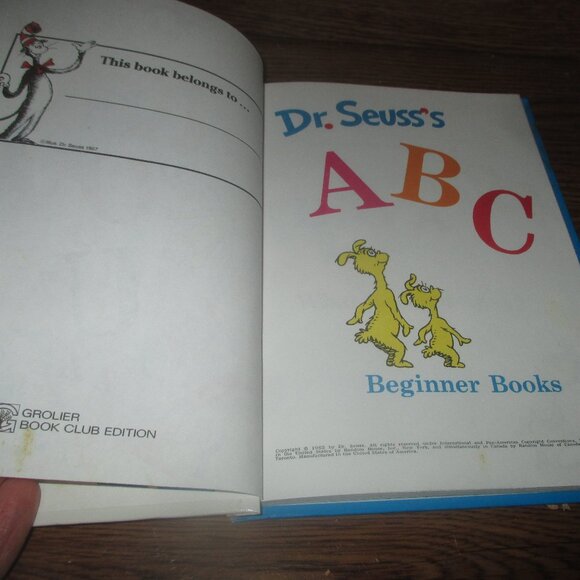 Dr. Seuss's ABC (Beginner Book, 1963, Hardcover, Dr. Seuss) - Picture 2 of 4